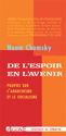 De l'espoir en l'avenir