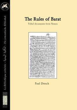 The rules of Barat. Tribal documents from Yemen