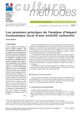Les Premiers Principes de l’analyse d’impact économique local d’une activité culturelle