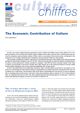 The Economic Contribution of Culture