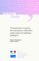Transmission et reprise des entreprises culturelles : quels enjeux de politique publique ?