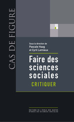 Faire des sciences sociales. Critiquer