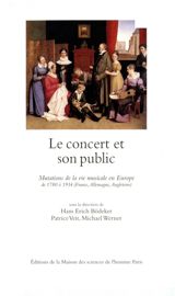 Le Concert Et Son Public The Origins Of The Concert Agent In The Social Structure Of Concert Life Editions De La Maison Des Sciences De L Homme