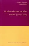 Lire les sciences sociales. Volume 4/ 1997-2004