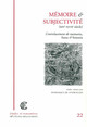 Mémoire et subjectivité (XIVe-XVIIe siècle)