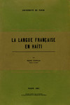 La langue française en Haïti