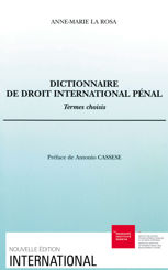 Dictionnaire de droit international pénal