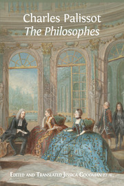Letter by Mr Palissot, Author of the Comedy The Philosophes, to Serve as a Preface to the Play1