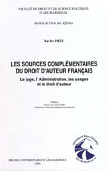 Les sources complémentaires du droit d’auteur français