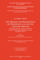 Les régimes matrimoniaux en Provence à la fin de l’Ancien Régime