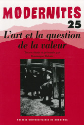L’art et question de la valeur