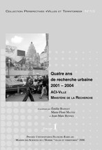 Quatre ans de recherche urbaine 2001-2004. Volume 2