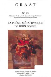 La poésie métaphysique de John Donne