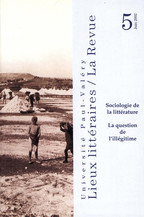 Sociologie de la littérature : la question de l'illégitime