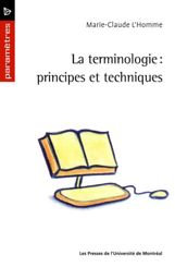 La terminologie : principes et techniques