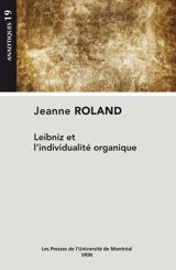 Leibniz et l'individualité organique