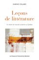 Leçons de littérature