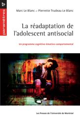 La réadaptation de l’adolescent antisocial