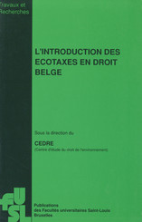 L’introduction des écotaxes en droit belge